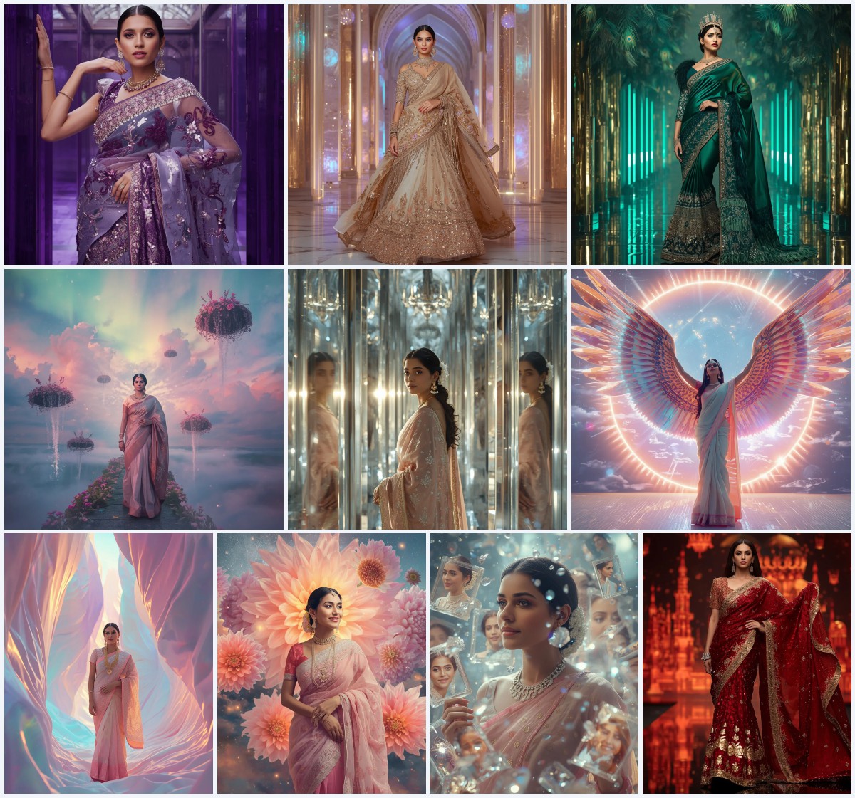 New 10 Traditional Young Girl Saree AI Prompts for Cultural Storytelling | new ai prompt girl